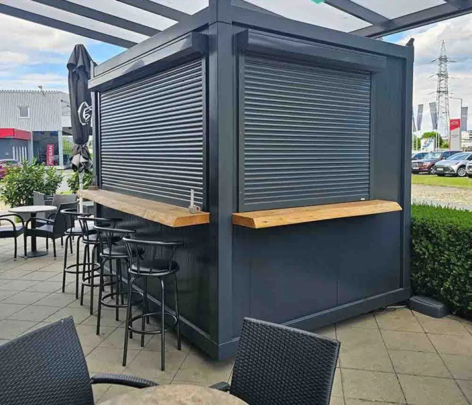 Container bar per eventi
